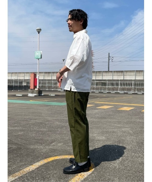 BACK NUMBER（バックナンバー）の「【BACK NUMBER】サラサラリネン混プルオーバー（シャツ/ブラウス・メンズ・ホワイト/ネイビー・XL/M/L）」の22枚目の写真