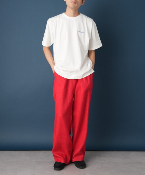 GEVACO(ゲバコ)の「【GEVACO / ゲバコ】ロゴバックプリントショートスリーブTEE(Tシャツ/カットソー・メンズ・ブラック/ベージュ/ホワイト・MEDIUM/LARGE)」の7枚目の写真