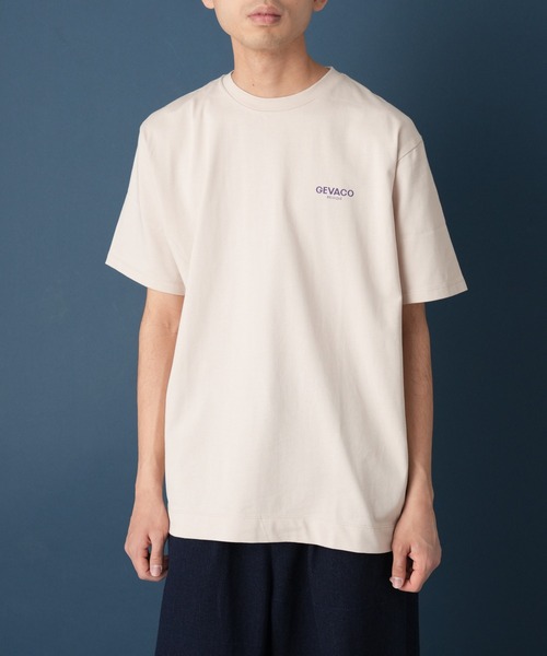 GEVACO(ゲバコ)の「【GEVACO / ゲバコ】ロゴバックプリントショートスリーブTEE(Tシャツ/カットソー・メンズ・ブラック/ベージュ/ホワイト・MEDIUM/LARGE)」の10枚目の写真