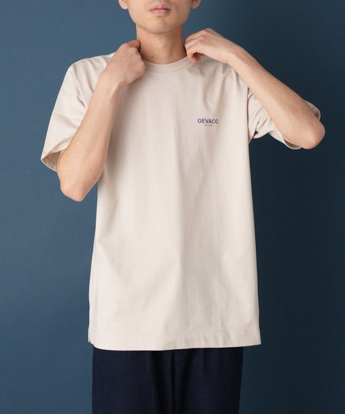 GEVACO(ゲバコ)の「【GEVACO / ゲバコ】ロゴバックプリントショートスリーブTEE(Tシャツ/カットソー・メンズ・ブラック/ベージュ/ホワイト・MEDIUM/LARGE)」の11枚目の写真