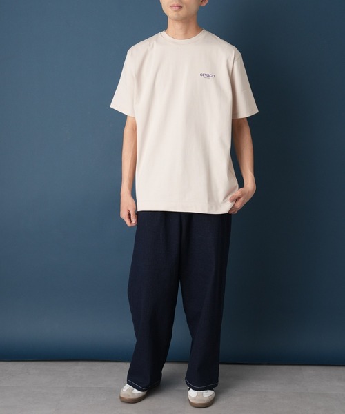 GEVACO(ゲバコ)の「【GEVACO / ゲバコ】ロゴバックプリントショートスリーブTEE(Tシャツ/カットソー・メンズ・ブラック/ベージュ/ホワイト・MEDIUM/LARGE)」の14枚目の写真