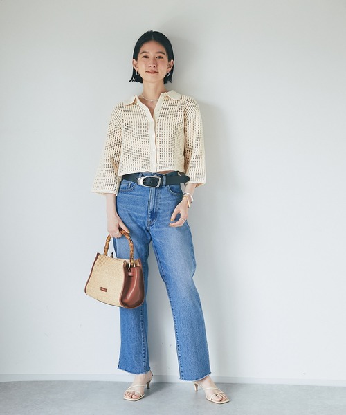 RIVE DROITE（リヴドロワ）の「MONN.:.(モン)/ウェーブバックルベルト（ベルト・レディース・ブラック・FREE）」の3枚目の写真