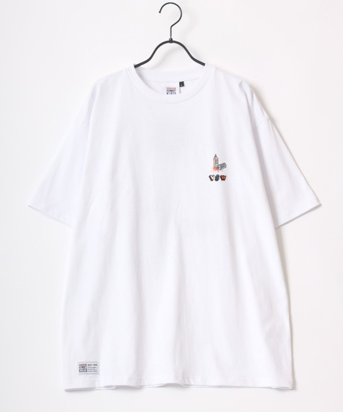 VISION STREET WEAR（ヴィジョンストリートウェア）の「VISION STREET WEAR/ヴィジョンストリートウェア オーバーサイズ バックプリント ロゴ グラフィック ワンポイント刺繍 半袖Tシャツ（Tシャツ/カットソー・メンズ・ケリー/ホワイト系その他/ホワイト/ブラック/ピンク系その他/ブラック系その他・M/L/LL）」の15枚目の写真