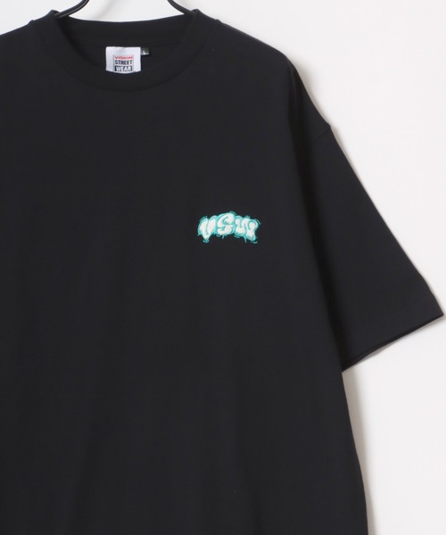 VISION STREET WEAR（ヴィジョンストリートウェア）の「VISION STREET WEAR/ヴィジョンストリートウェア オーバーサイズ バックプリント ロゴ グラフィック ワンポイント刺繍 半袖Tシャツ（Tシャツ/カットソー・メンズ・ケリー/ホワイト系その他/ホワイト/ブラック/ピンク系その他/ブラック系その他・M/L/LL）」の9枚目の写真