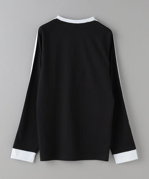 adidas Originals（アディダスオリジナルス）の「＜adidas Originals＞ 3-STRIPES LONG SLEEVE T/カットソー（Tシャツ/カットソー・メンズ・ホワイト/ブラック・XL/L/M）」の3枚目の写真