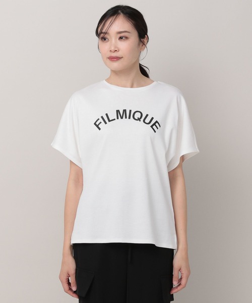 Elura(エルーラ)の「サマ見えリラックスロゴTシャツ(Tシャツ/カットソー・レディース・グレー/ホワイト/ブラック/ホワイト系その他6・MEDIUM/LARGE/SMALL)」の9枚目の写真