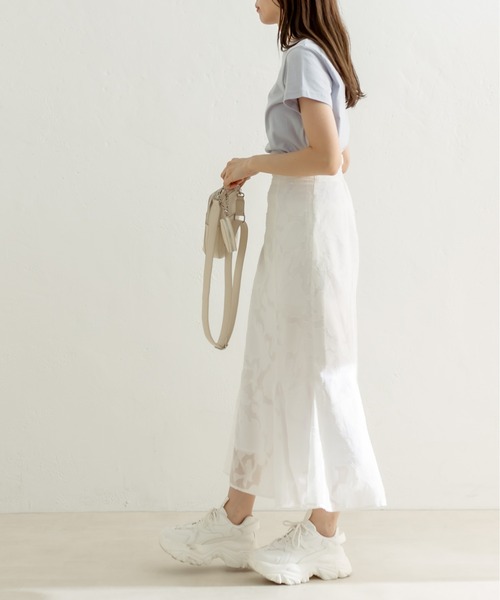 OLIVE des OLIVE（オリーブデオリーブ）の「後ろバックルマーメイドスカート　1031010310（スカート・レディース・ピンク/ホワイト/オフホワイト/ブラック・FREE）」の6枚目の写真