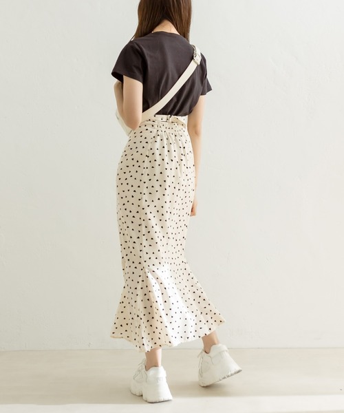 OLIVE des OLIVE（オリーブデオリーブ）の「後ろバックルマーメイドスカート　1031010310（スカート・レディース・ピンク/ホワイト/オフホワイト/ブラック・FREE）」の13枚目の写真