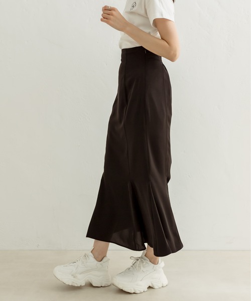 OLIVE des OLIVE（オリーブデオリーブ）の「後ろバックルマーメイドスカート　1031010310（スカート・レディース・ピンク/ホワイト/オフホワイト/ブラック・FREE）」の21枚目の写真