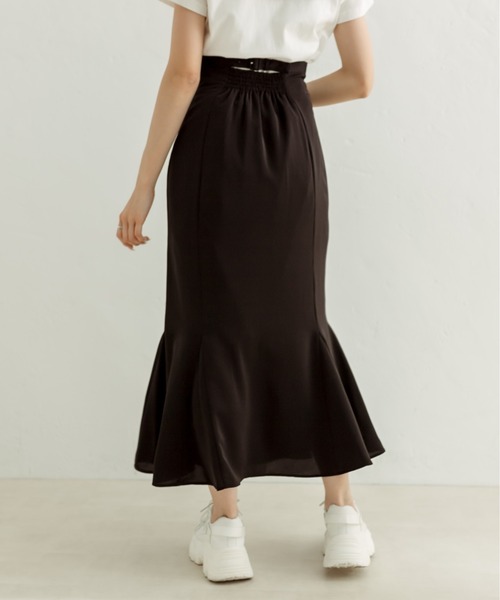 OLIVE des OLIVE（オリーブデオリーブ）の「後ろバックルマーメイドスカート　1031010310（スカート・レディース・ピンク/ホワイト/オフホワイト/ブラック・FREE）」の22枚目の写真