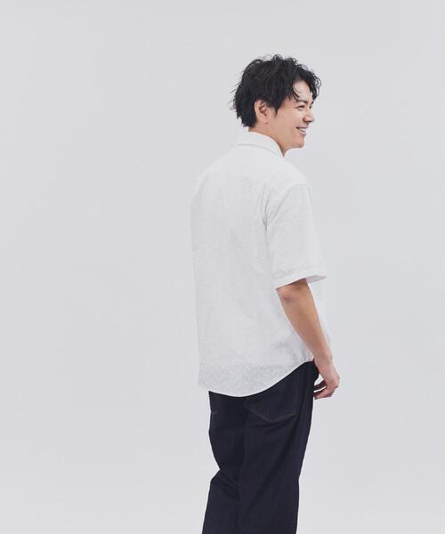 BACK NUMBER(バックナンバー)の「BACK NUMBER(バックナンバー)エンブロイダリー半袖シャツ(シャツ/ブラウス・メンズ・ブラック/ホワイト・XL/M/L)」の16枚目の写真