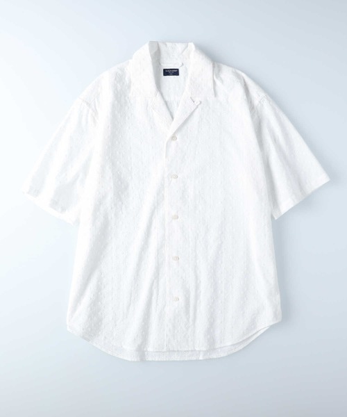 BACK NUMBER(バックナンバー)の「BACK NUMBER(バックナンバー)エンブロイダリー半袖シャツ(シャツ/ブラウス・メンズ・ブラック/ホワイト・XL/M/L)」の7枚目の写真