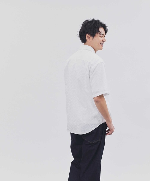 BACK NUMBER(バックナンバー)の「BACK NUMBER(バックナンバー)エンブロイダリー半袖シャツ(シャツ/ブラウス・メンズ・ブラック/ホワイト・XL/M/L)」の10枚目の写真