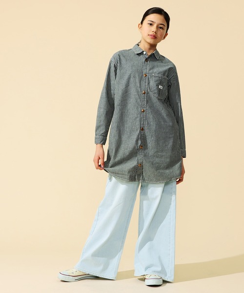 セール】Lee/リー【110cm～150㎝】カバーオールワンピース 軽アウター