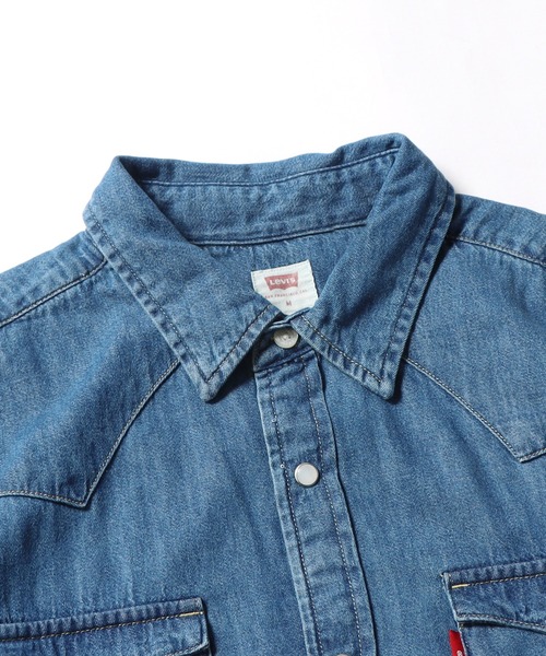 Levi's（リーバイス）の「LEVI'S/リーバイス CLASSIC WESTERN STANDARD L/S SHIRTS シャツ ダンガリーシャツ（シャツ/ブラウス・メンズ・ライトブルー/インディゴブルー・L/M/S）」の19枚目の写真
