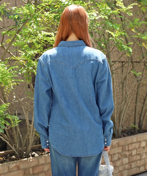 Levi's（リーバイス）の「LEVI'S/リーバイス CLASSIC WESTERN STANDARD L/S SHIRTS シャツ ダンガリーシャツ（シャツ/ブラウス・メンズ・ライトブルー/インディゴブルー・L/M/S）」の18枚目の写真