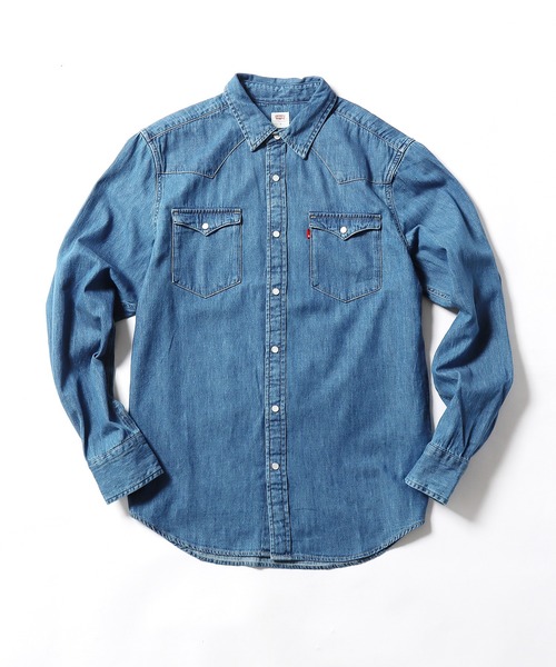 Levi's（リーバイス）の「LEVI'S/リーバイス CLASSIC WESTERN STANDARD L/S SHIRTS シャツ ダンガリーシャツ（シャツ/ブラウス・メンズ・ライトブルー/インディゴブルー・L/M/S）」の8枚目の写真