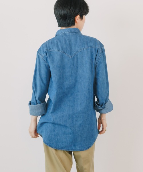 Levi's（リーバイス）の「LEVI'S/リーバイス CLASSIC WESTERN STANDARD L/S SHIRTS シャツ ダンガリーシャツ（シャツ/ブラウス・メンズ・ライトブルー/インディゴブルー・L/M/S）」の11枚目の写真