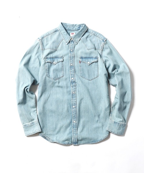 Levi's（リーバイス）の「LEVI'S/リーバイス CLASSIC WESTERN STANDARD L/S SHIRTS シャツ ダンガリーシャツ（シャツ/ブラウス・メンズ・ライトブルー/インディゴブルー・L/M/S）」の14枚目の写真