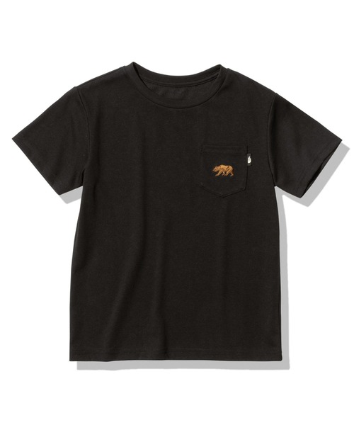 THE NORTH FACE(ザノースフェイス)の「THE NORTH FACE S/S Pocket Tee NTJ32363(Tシャツ/カットソー・キッズ・ベージュ/ブラック/ホワイト・120/100/110/150/130/140)」の2枚目の写真