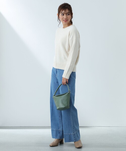 BEAMS HEART（ビームスハート）の「リンキングモール プルオーバーニット（ニット/セーター・レディース・ホワイト系その他5/イエロー系その他2/レッド系その他2/ブルー・FREE）」の21枚目の写真