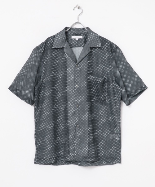 URBAN RESEARCH（アーバンリサーチ）の「ランダムドットショートスリーブメッシュシャツ（シャツ/ブラウス・メンズ・ネイビー/ブルー系その他・MEDIUM/LARGE）」の12枚目の写真