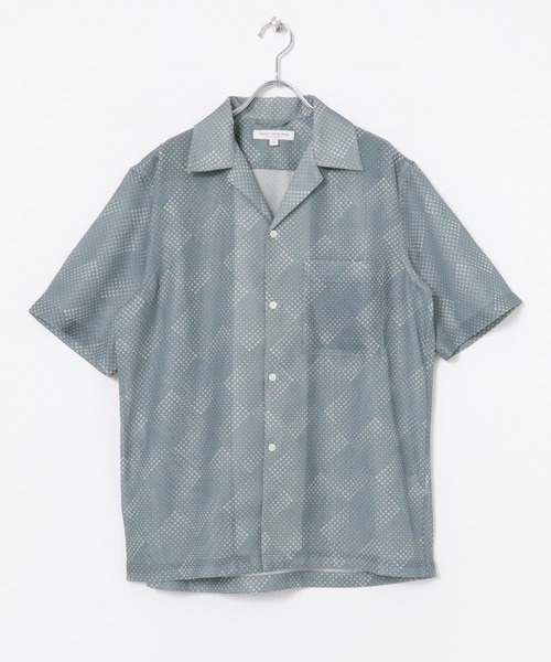 URBAN RESEARCH（アーバンリサーチ）の「ランダムドットショートスリーブメッシュシャツ（シャツ/ブラウス・メンズ・ネイビー/ブルー系その他・MEDIUM/LARGE）」の13枚目の写真