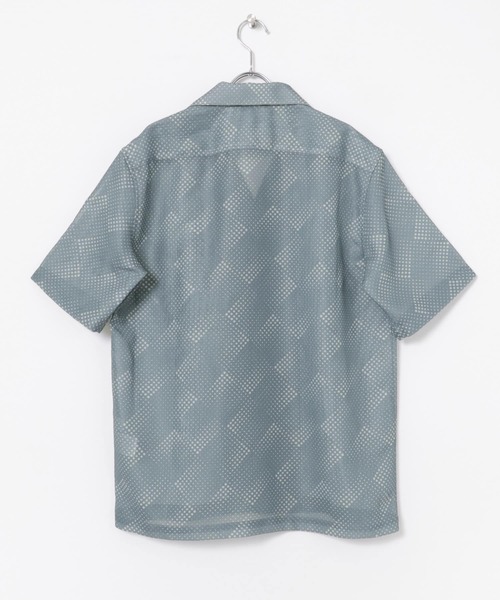 URBAN RESEARCH（アーバンリサーチ）の「ランダムドットショートスリーブメッシュシャツ（シャツ/ブラウス・メンズ・ネイビー/ブルー系その他・MEDIUM/LARGE）」の14枚目の写真