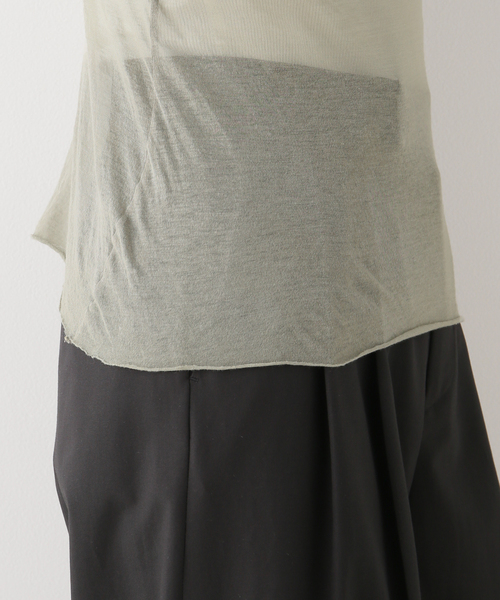 GABRIELA COLL GARMENTS♡シアートップス セール】【GABRIELA COLL GARMENTS】 SHEER JERSEY トップス（T