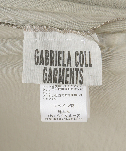 セール】【GABRIELA COLL GARMENTS】 SHEER JERSEY トップス（T