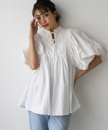 REAL CUBE | ギャザーボリュームブラウス(シャツ/ブラウス)