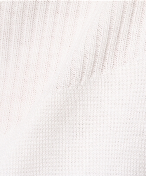 NATURAL BEAUTY BASIC（ナチュラルビューティーベーシック）の「ミラノリブニット（ニット/セーター・レディース・グレー/ホワイト系その他/カーキ・MEDIUM）」の10枚目の写真