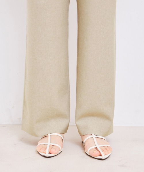 VIS（ビス）の「【洗える】アシンメトリーストラップオールインワン（つなぎ/オールインワン・レディース・ベージュ/スミクロ・FREE）」の17枚目の写真