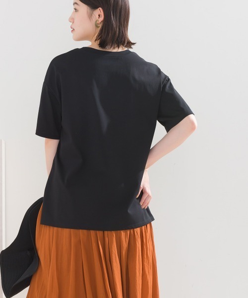 FURRY(ファーリー)の「COTTONサイドニット切替プルオーバー(Tシャツ/カットソー・レディース・ホワイト/グレイッシュベージュ/ブラック・FREE)」の12枚目の写真