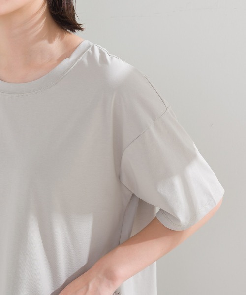 FURRY(ファーリー)の「COTTONサイドニット切替プルオーバー(Tシャツ/カットソー・レディース・ホワイト/グレイッシュベージュ/ブラック・FREE)」の21枚目の写真