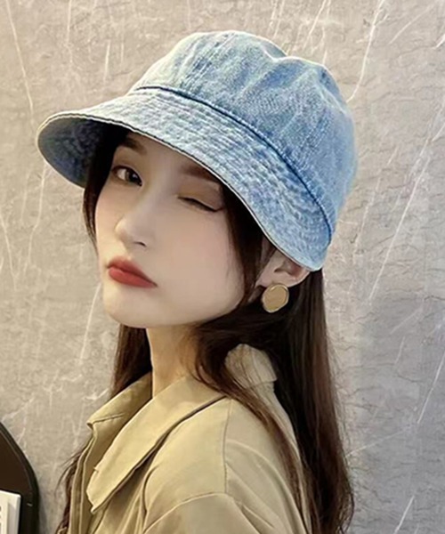 セール】ビンテージ加工風デニムキャップ（キャップ）｜STYLEBLOCK