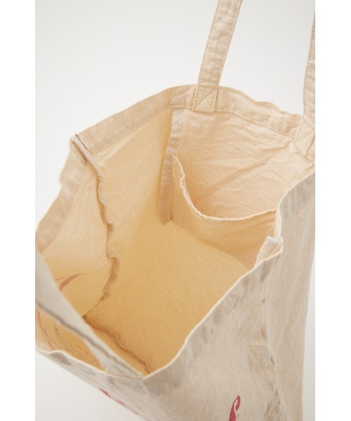 RODEO CROWNS WIDE BOWL（ロデオクラウンズワイドボウル）の「Ryu Ambe TOTE（トートバッグ・レディース・オフホワイト/ターコイズブルー/ライトパープル・FREE）」の15枚目の写真