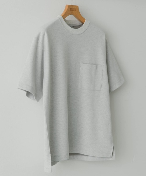 URBAN RESEARCH DOORS（アーバンリサーチドアーズ）の「ダブルフェイスクルーネックショートスリーブTシャツ（Tシャツ/カットソー・メンズ・ネイビー/グレー系その他/ベージュ系その他/グリーン・MEDIUM/LARGE）」の22枚目の写真