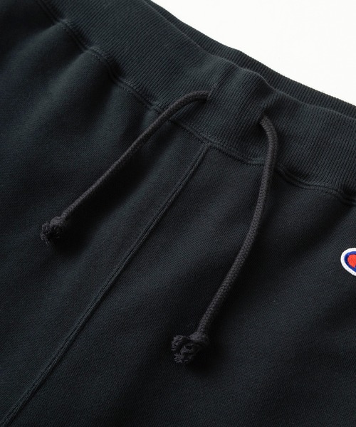 Champion（チャンピオン）の「【Champion/チャンピオン】ワンポイントロゴ ワッペンデザイン 裏毛スウェット生地 ショーツ/ショートパンツ（スウェットパンツ・メンズ・ブラック/ネイビー/グレー/サンドベージュ・M/L/XL）」の10枚目の写真