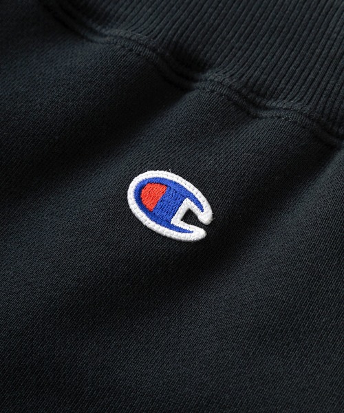 Champion（チャンピオン）の「【Champion/チャンピオン】ワンポイントロゴ ワッペンデザイン 裏毛スウェット生地 ショーツ/ショートパンツ（スウェットパンツ・メンズ・ブラック/ネイビー/グレー/サンドベージュ・M/L/XL）」の11枚目の写真
