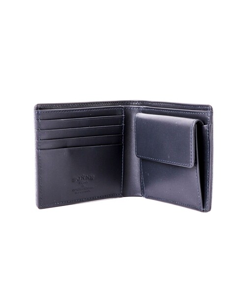SONNE（ゾンネ）の「【SONNE/ゾンネ】SOM003 HALF FOLD WALLET（財布・メンズ・ブラウン/ブラック/ネイビー・FREE）」の6枚目の写真