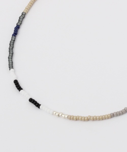 BAYFLOW（ベイフロー）の「マルチビーズアンクレット（ブレスレット・メンズ・その他1/ブラック・FREE）」の3枚目の写真