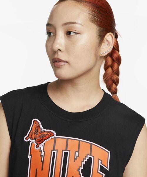 NIKE（ナイキ）の「ナイキ スポーツウェア ウィメンズ タンクトップ / Nike Sportswear Women's Tank（タンクトップ・レディース・ネイビー/ホワイト/ブラック・2XL/L/M/XL/S/XS）」の5枚目の写真