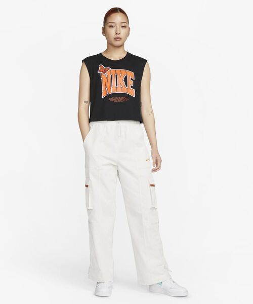 NIKE（ナイキ）の「ナイキ スポーツウェア ウィメンズ タンクトップ / Nike Sportswear Women's Tank（タンクトップ・レディース・ネイビー/ホワイト/ブラック・2XL/L/M/XL/S/XS）」の8枚目の写真