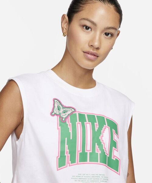NIKE（ナイキ）の「ナイキ スポーツウェア ウィメンズ タンクトップ / Nike Sportswear Women's Tank（タンクトップ・レディース・ネイビー/ホワイト/ブラック・2XL/L/M/XL/S/XS）」の10枚目の写真