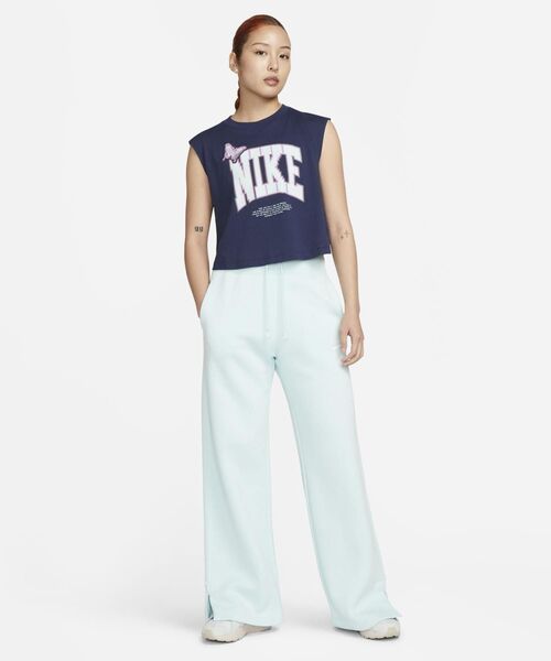 NIKE（ナイキ）の「ナイキ スポーツウェア ウィメンズ タンクトップ / Nike Sportswear Women's Tank（タンクトップ・レディース・ネイビー/ホワイト/ブラック・2XL/L/M/XL/S/XS）」の17枚目の写真