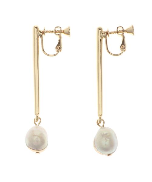 LAGUNAMOON(ラグナムーン)の「メタル淡水パールスティックイヤリング(イヤリング・レディース・ゴールド/シルバー・FREE)」の9枚目の写真