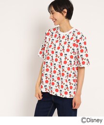 Dessin（デッサン）の「◆【Disney】ミッキーマウス/ジャパニーズモダンプリントTシャツ（UNISEX）（Tシャツ/カットソー）」