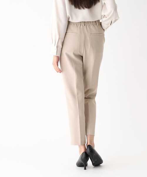 OPAQUE.CLIP（オペークドットクリップ）の「◆セットアップ対応 テーパードパンツ【洗濯機洗い可】（その他パンツ・レディース・ネイビー/ライトベージュ・38/36/40）」の8枚目の写真