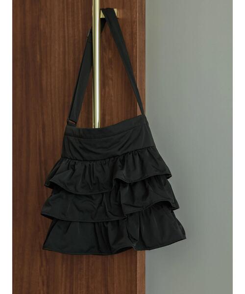 AMERICAN HOLIC(アメリカンホリック)の「フリルティアードBAG(エコバッグ/サブバッグ・レディース・カーキ/ブラック/ブルー・FREE)」の18枚目の写真